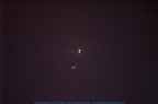 Venus & Jupiter im Westen über dem Rhein 02.März 2023