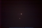 Venus & Jupiter im Westen über dem Rhein 02.März 2023