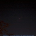 Venus & Jupiter im Westen über dem Rhein 02.März 2023