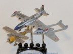 Airfix Lockheed F-80C Shooting Star & Heller De Havilland Vampire  & Fiat CR.42 Falco 1:72