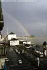 Regenbogen über dem Rhein
